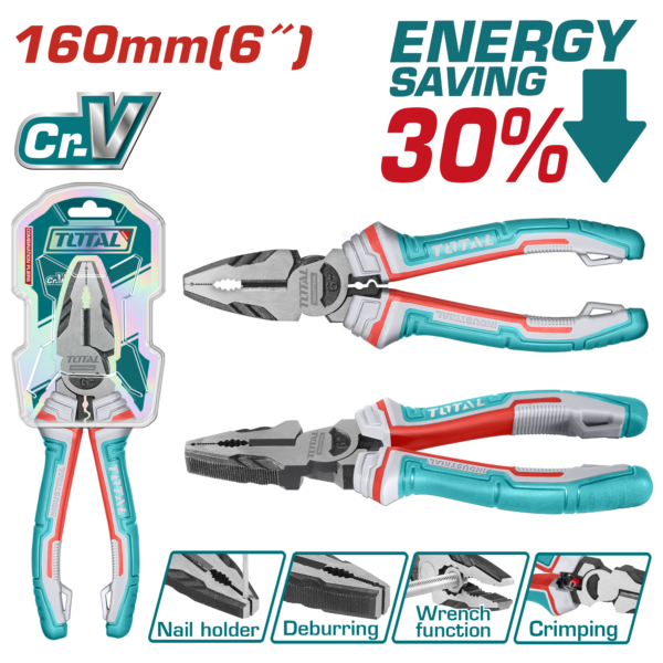 Alicate Combinado 6" / 160mm CR-V Mango TPR